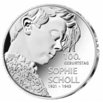 Alemanha 20€ Sophie Scholl 2021 - Letra D